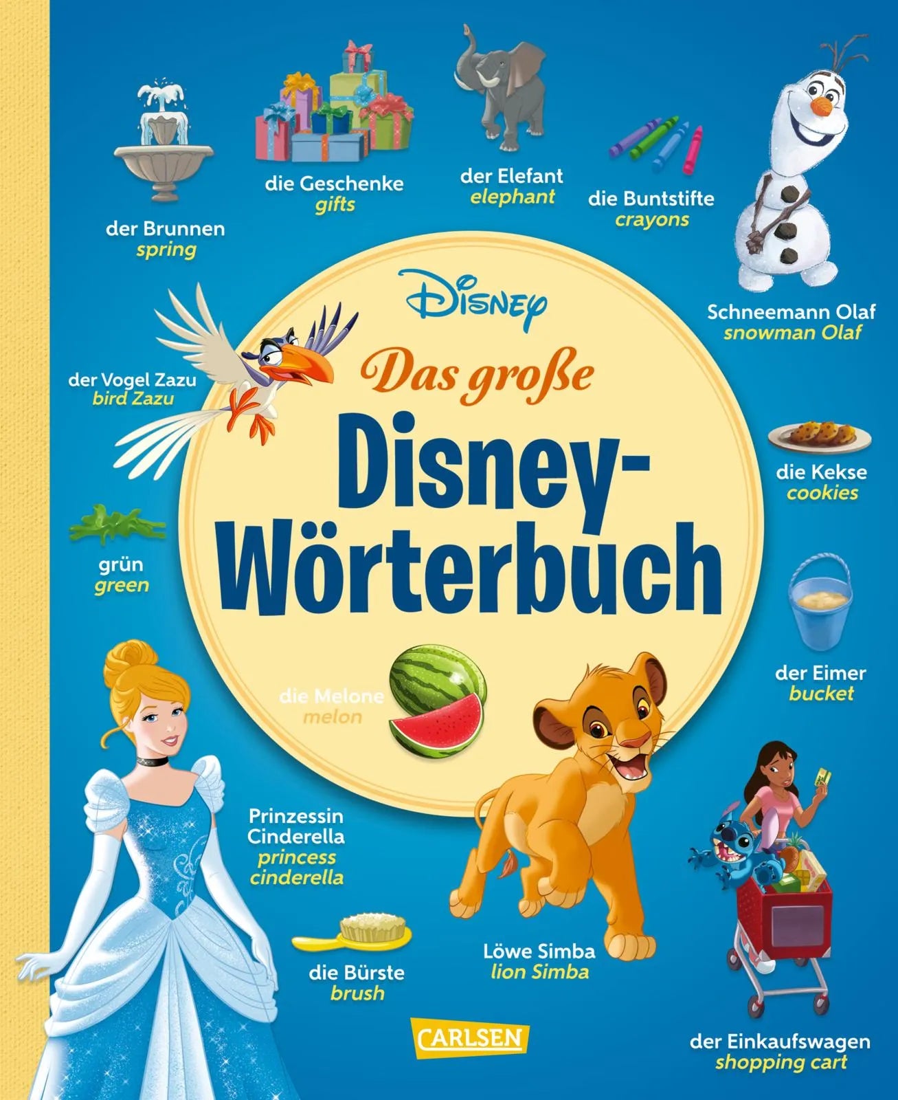 Buchcover von 'Disney: Das große Disney-Wörterbuch' - Gebundene Ausgabe von Walt Disney