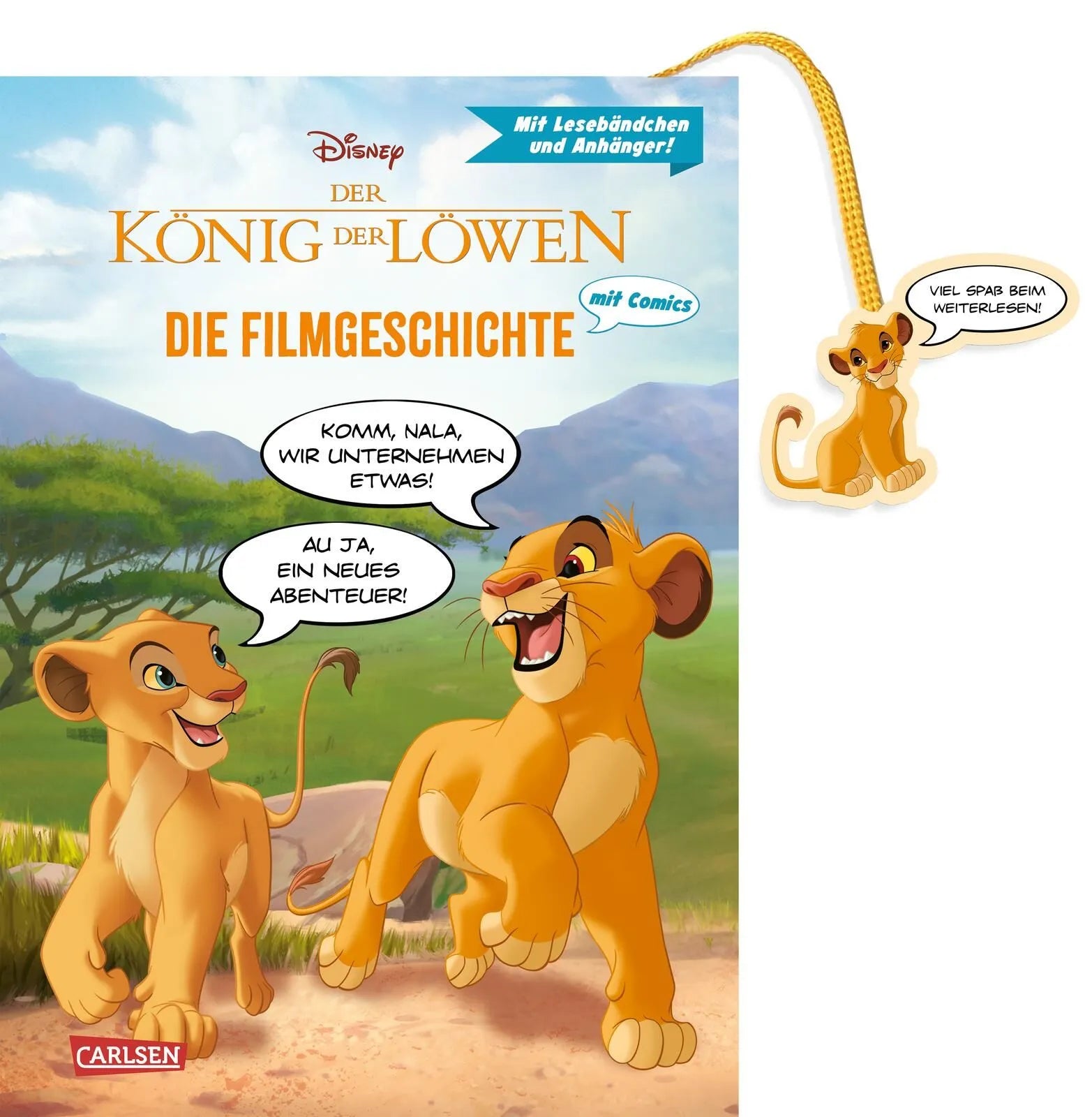 Cover: Disney: Der König der Löwen - Die Filmgeschichte mit Comics (Hardcover) von Walt Disney