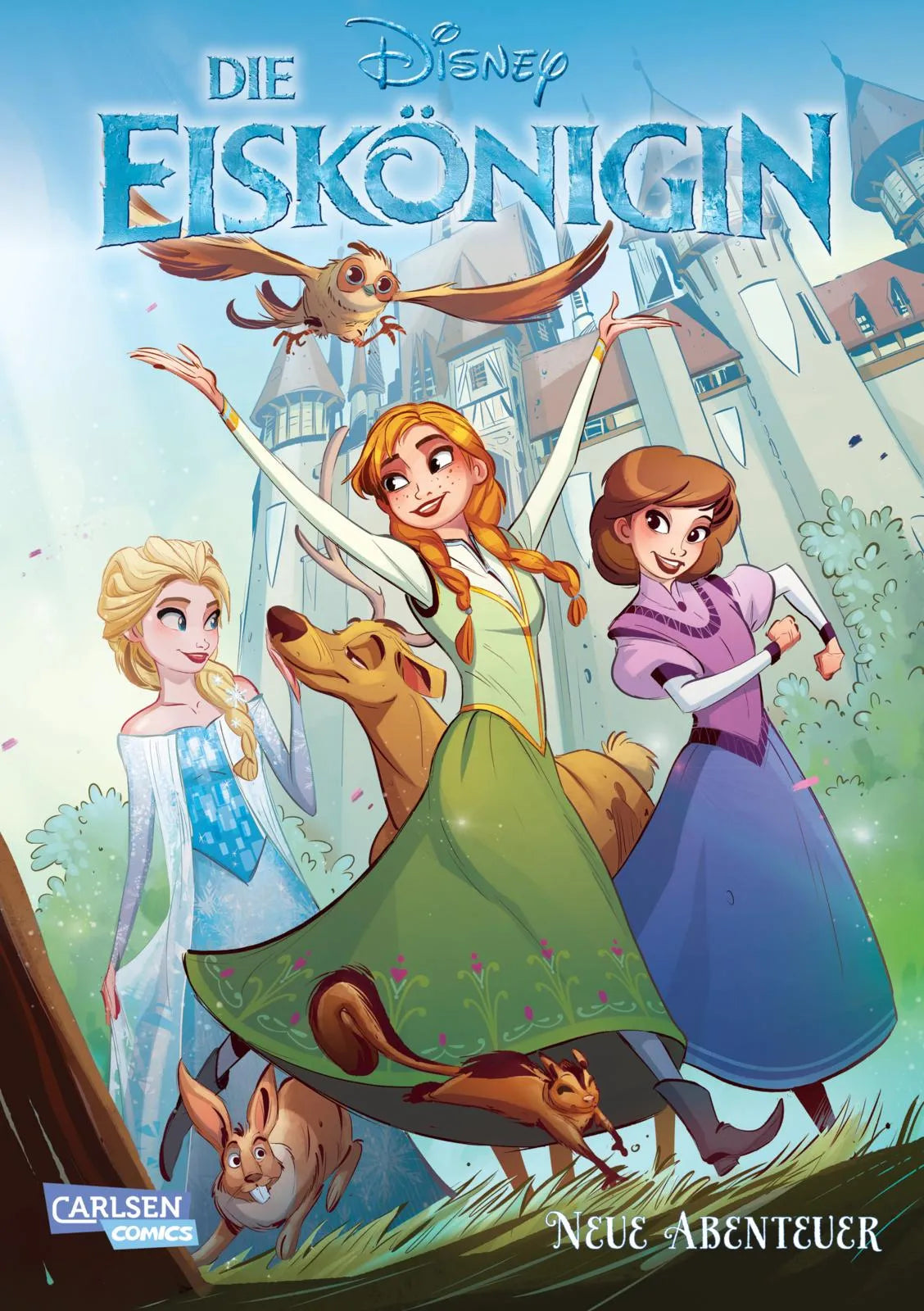 Buchcover von 'Disney Die Eiskönigin - Neue Abenteuer: Über Grenzen hinweg' - Taschenbuch von Walt Disney