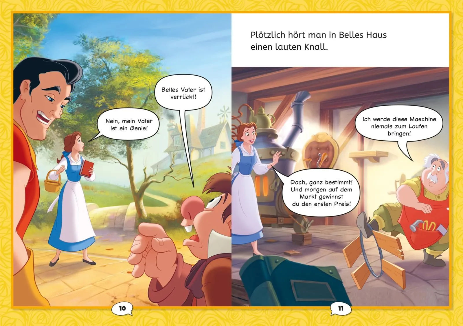 Detailansicht: Disney: Die Schöne und das Biest - Die Filmgeschichte mit Comics (Hardcover)
