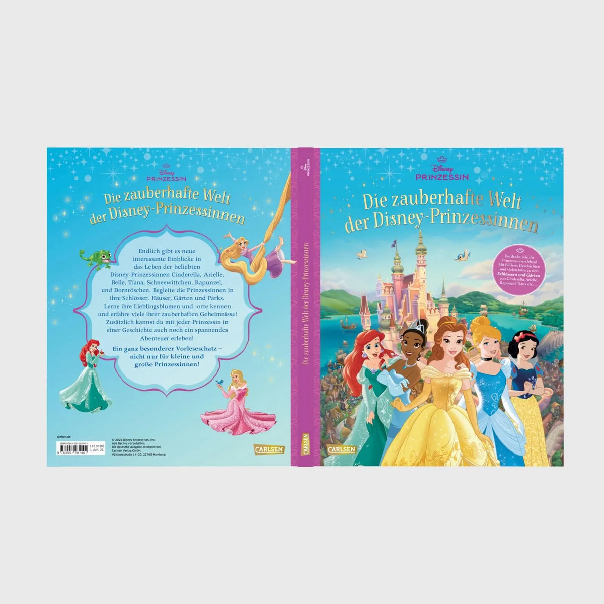 Detailansicht: Disney: Die zauberhafte Welt der Disney-Prinzessinnen (Hardcover)