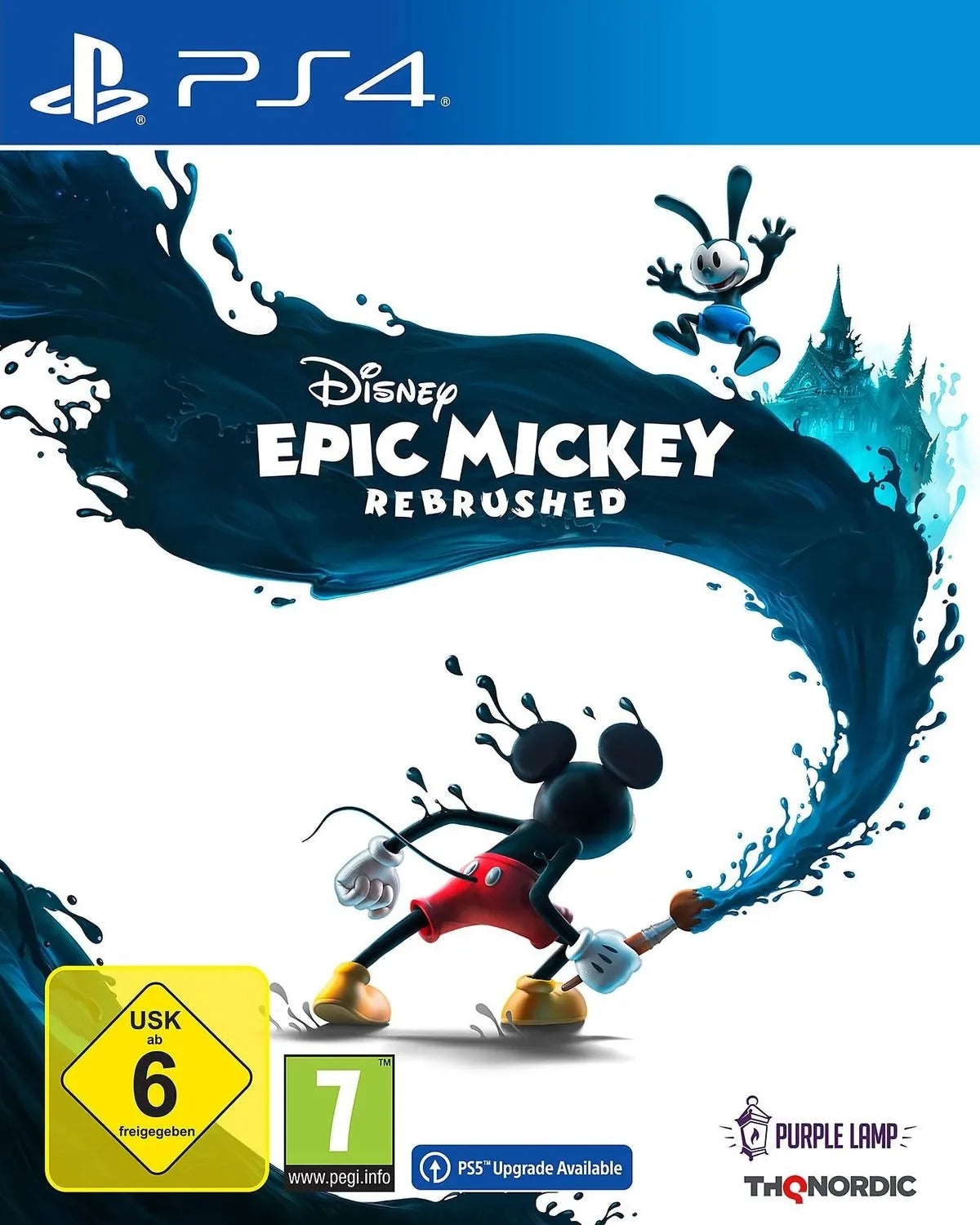 Cover: Disney Epic Mickey: Rebrushed für Playstation 4. Publisher: THQ Nordic GmbH