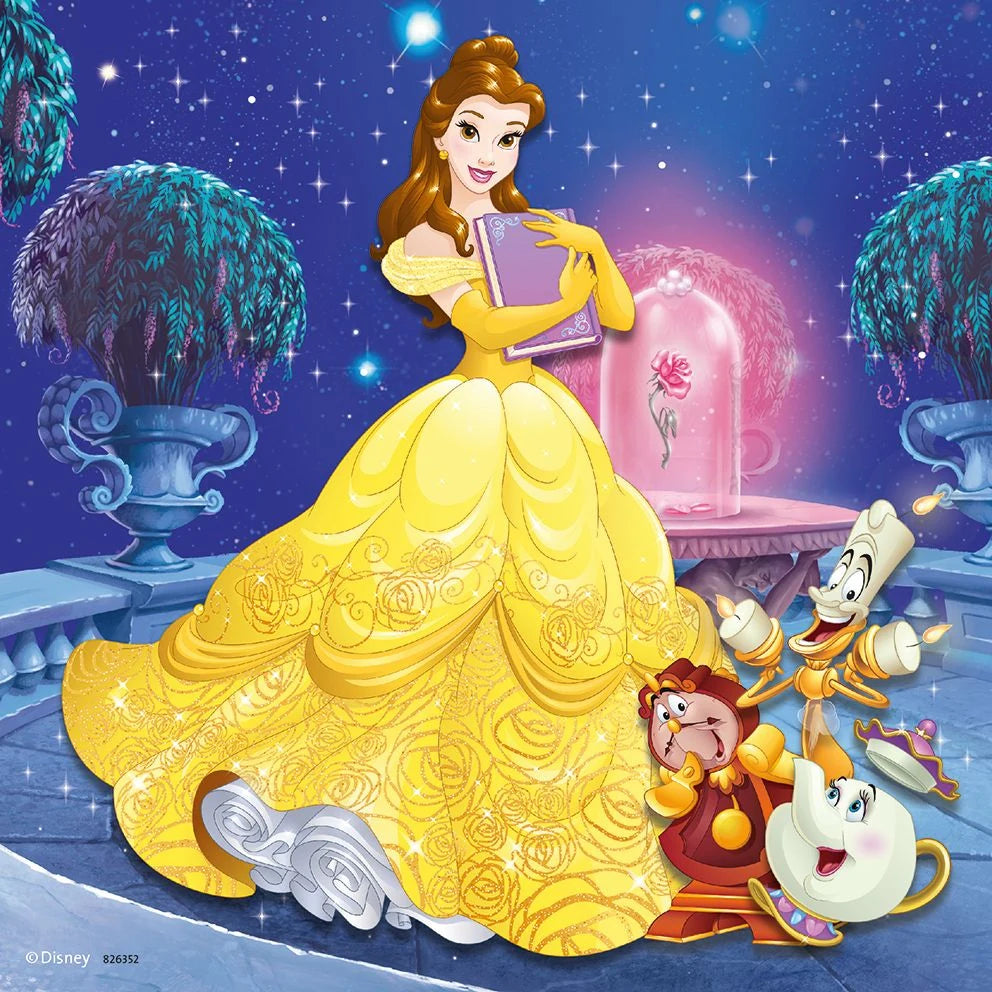 Kinderpuzzle 3x49 Teile - Disney Prinzessinnen - Abenteuer der Prinzessinnen – Ansicht