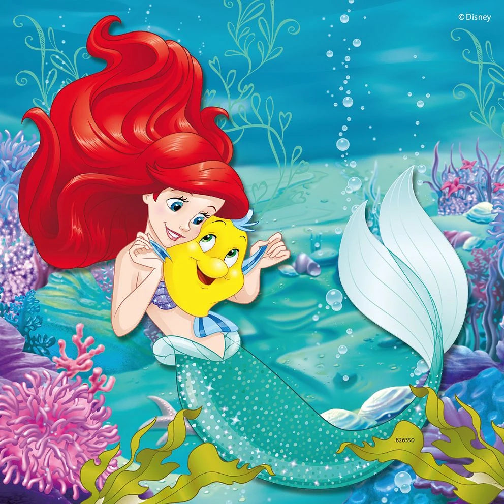 Kinderpuzzle 3x49 Teile - Disney Prinzessinnen - Abenteuer der Prinzessinnen – Ansicht