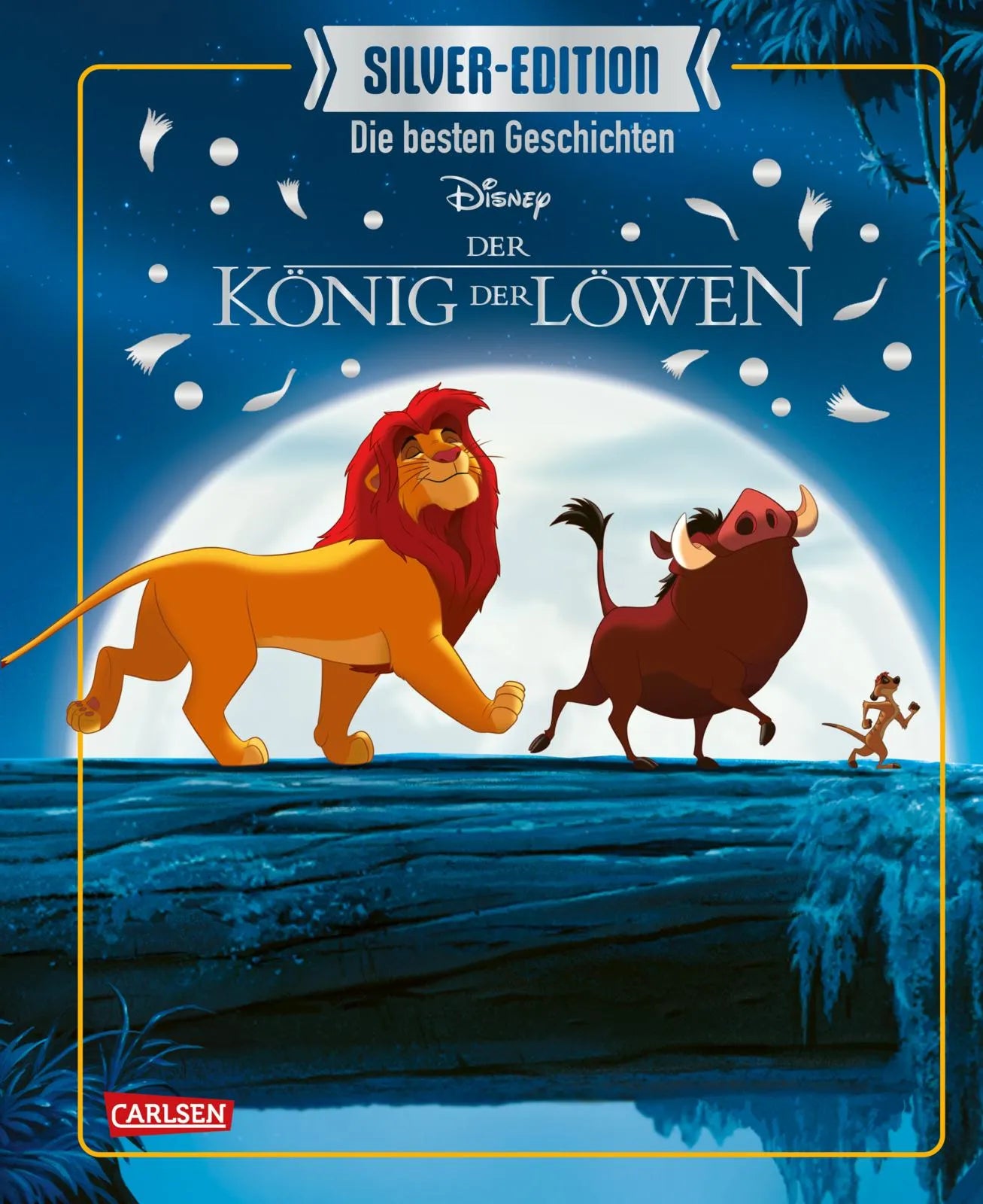 Buchcover von 'Disney Silver-Edition: Das große Buch mit den besten Geschichten - König der Löwen' - Gebundene Ausgabe von Walt Disney
