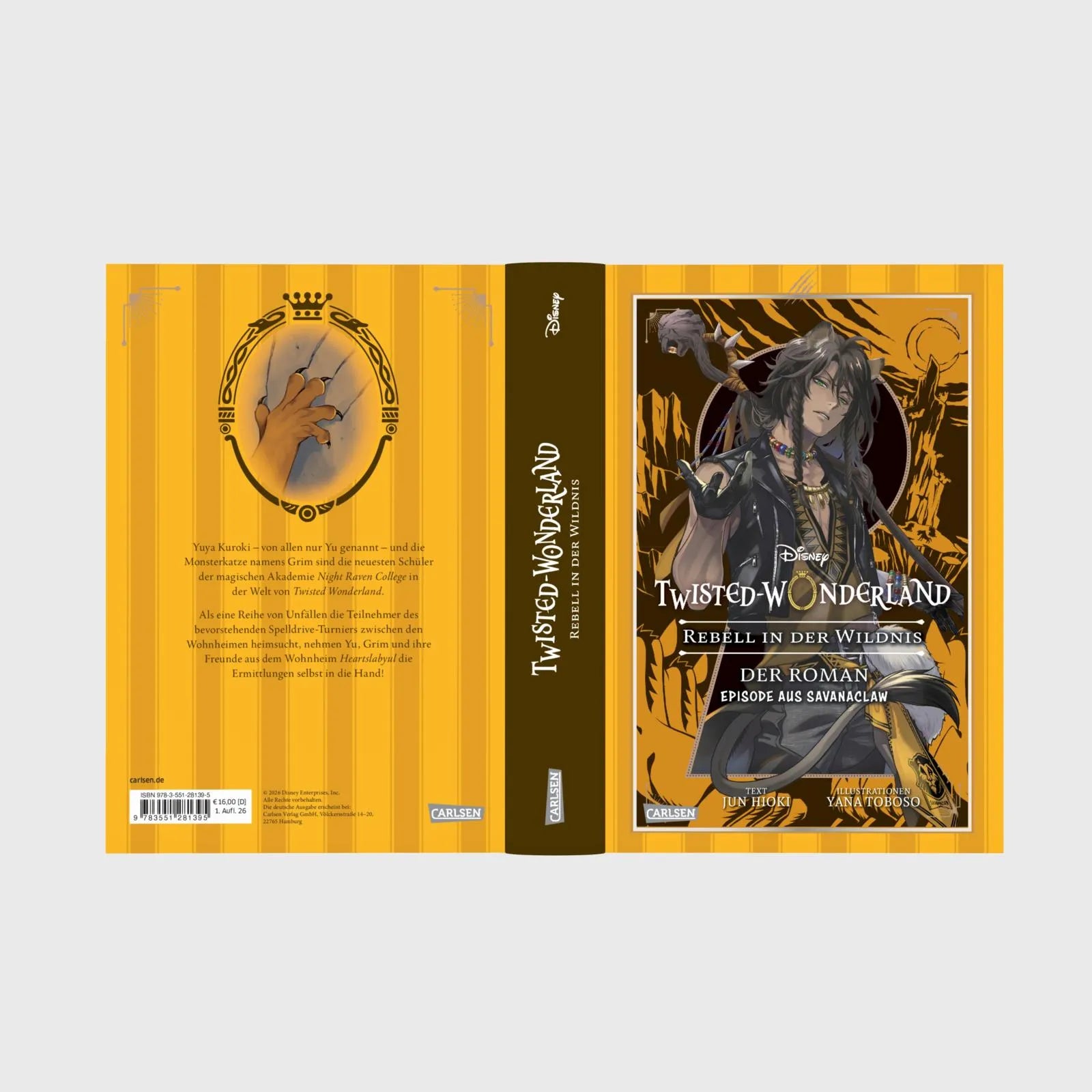 Detailansicht: Disney: Twisted Wonderland - Roman: Rebell in der Wildnis (Hardcover)