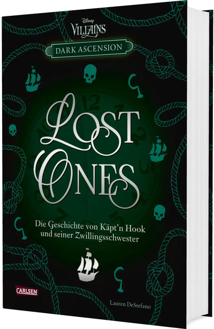 Buchcover von 'Disney Villains – Dark Ascension 2: LOST ONES – Die Geschichte von Käpt'n Hook und seiner Zwillingsschwester' - Gebundene Ausgabe von Lauren DeStefano