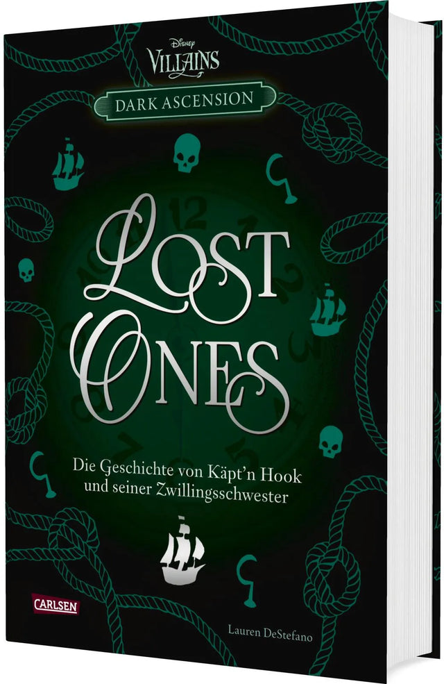 Buchcover von 'Disney Villains – Dark Ascension 2: LOST ONES – Die Geschichte von Käpt'n Hook und seiner Zwillingsschwester' - Gebundene Ausgabe von Lauren DeStefano