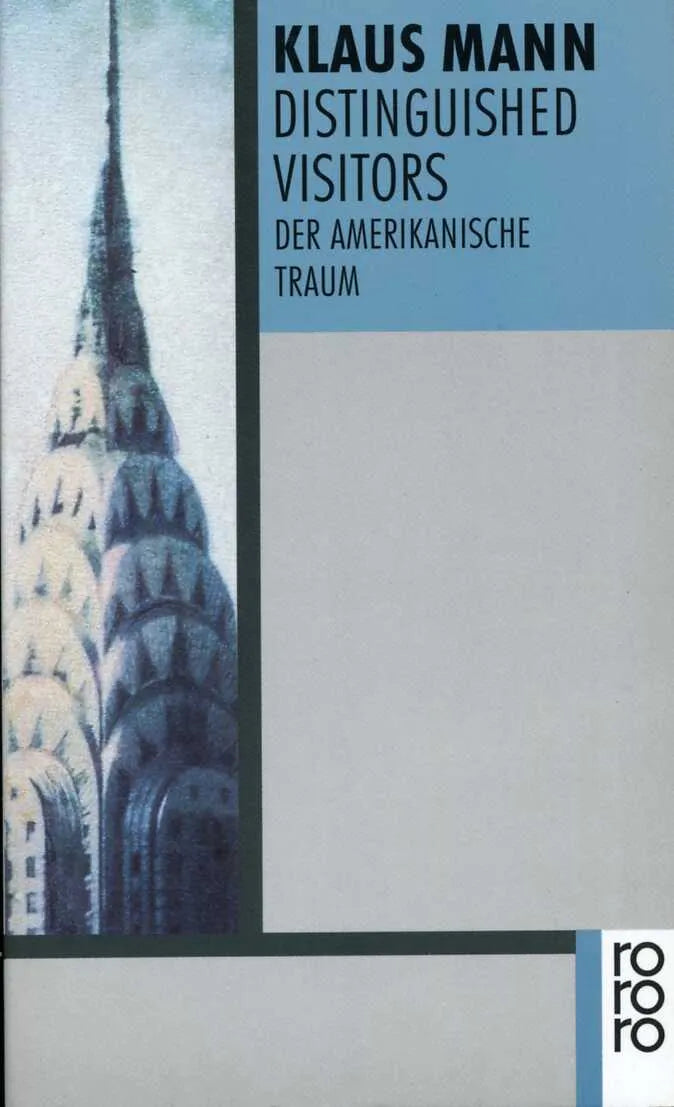 Buchcover von 'Distinguished Visitors' - Taschenbuch von Klaus Mann