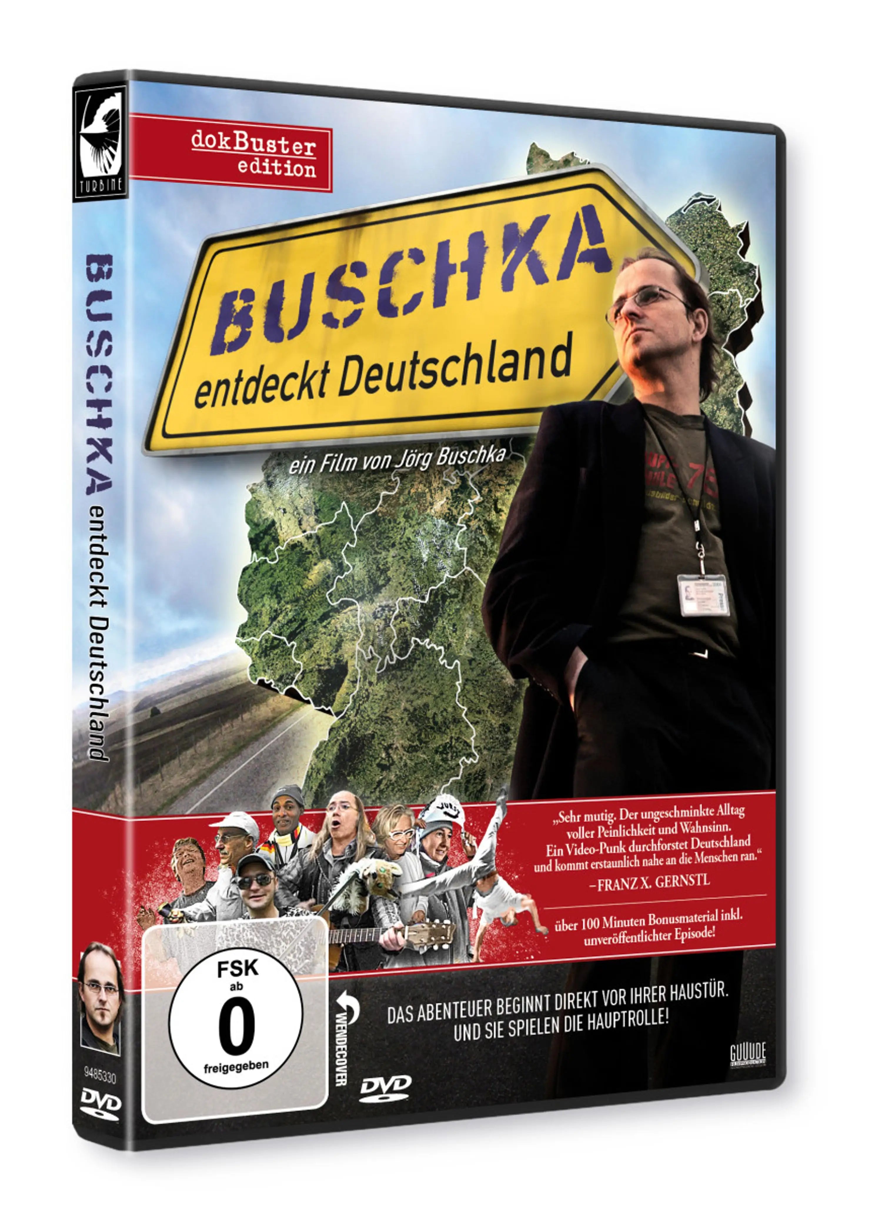 dokBuster – Buschka entdeckt Deutschland DVD Cover – Frontcover Bild