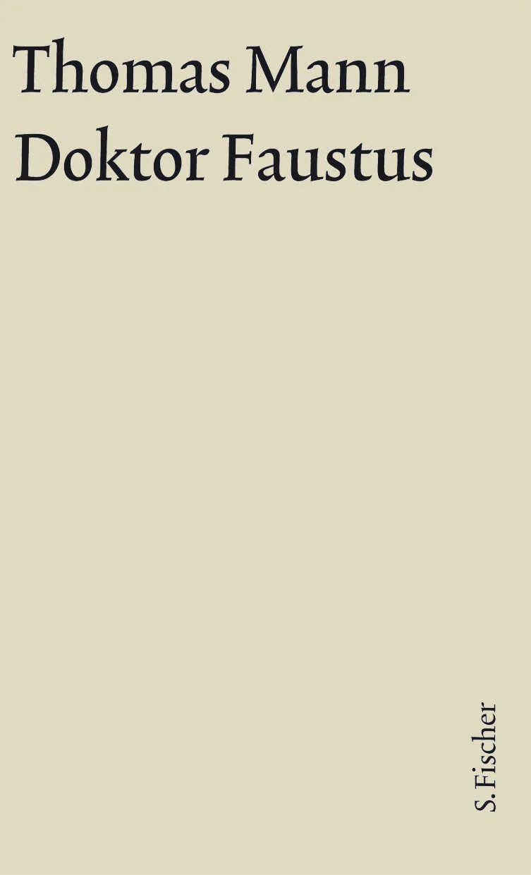 Buchcover von 'Doktor Faustus' - Gebundene Ausgabe von Thomas Mann