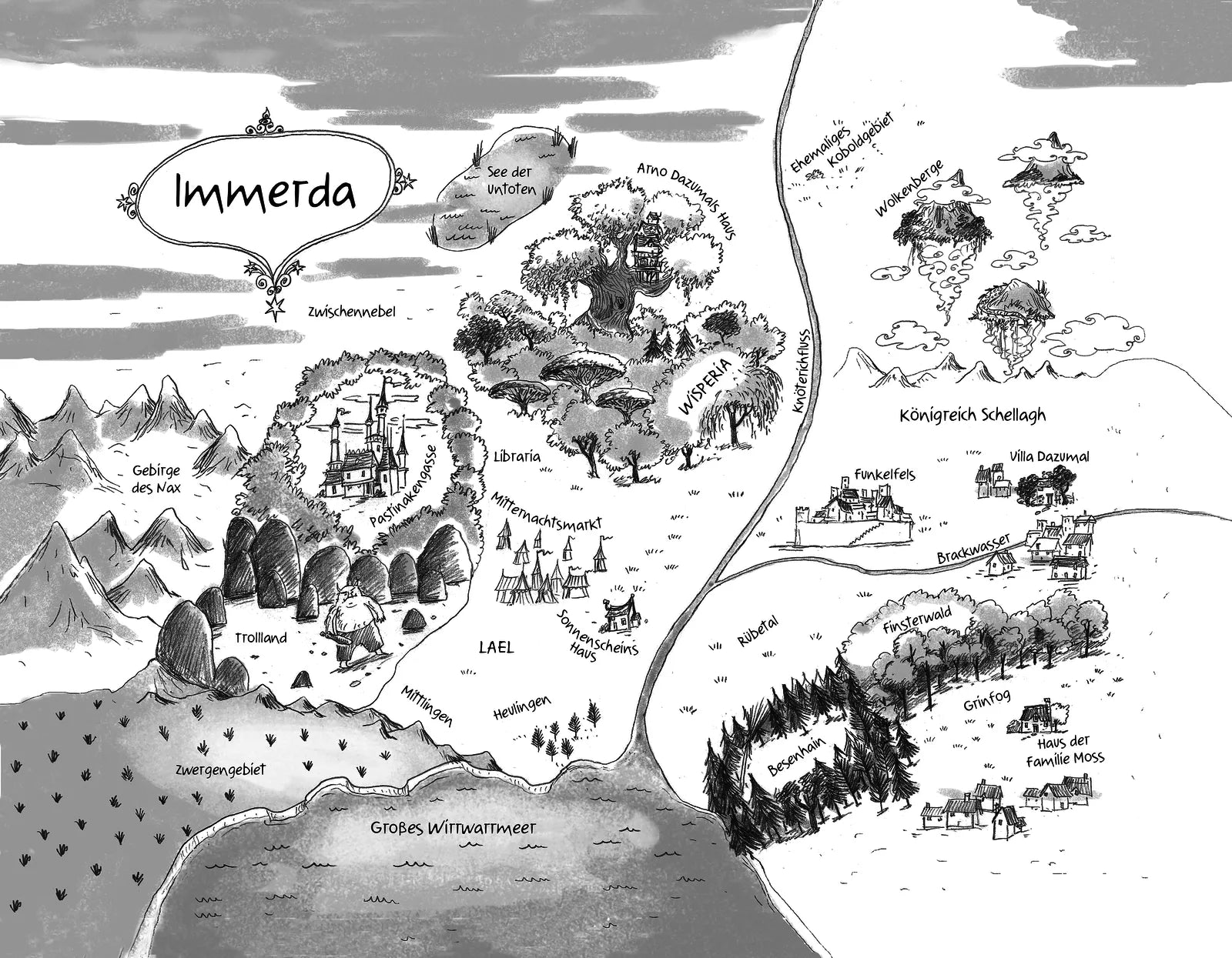 Produktansicht: Der Zauber von Immerda 1 – Die Suche nach dem verschwundenen Dienstag (Gebundene Ausgabe)