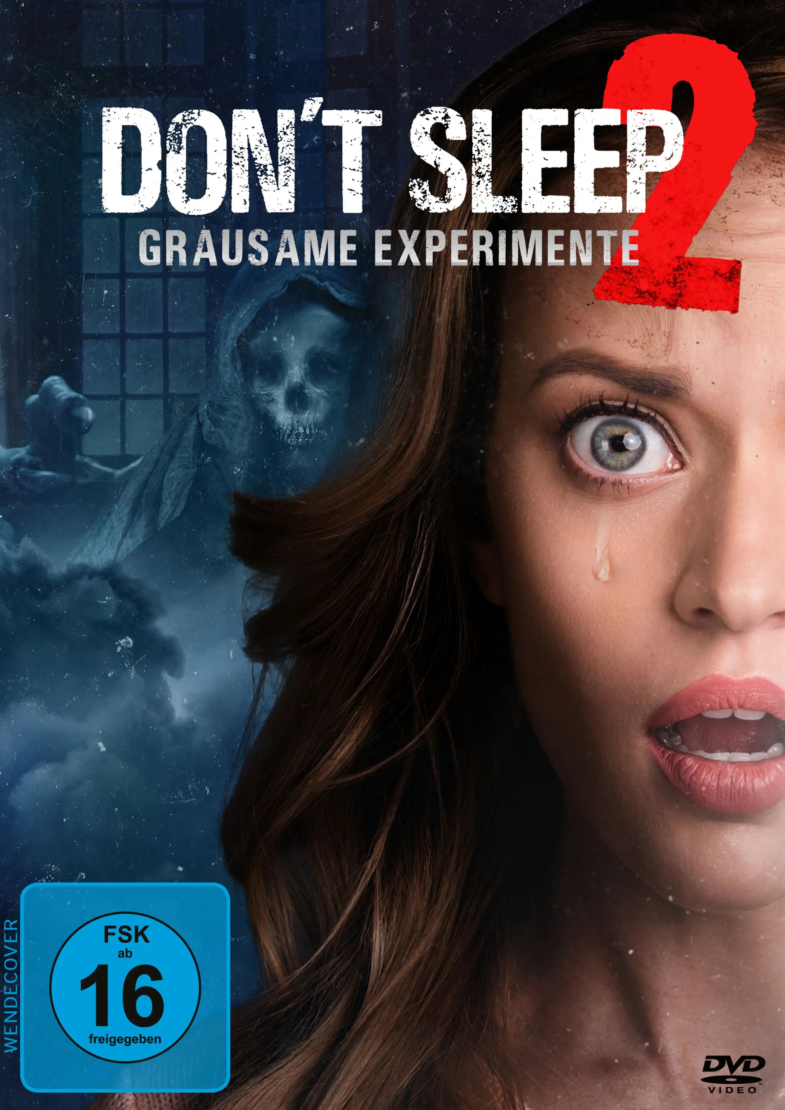 Don't Sleep 2 Grausame Experimente Horrorfilm DVD Cover