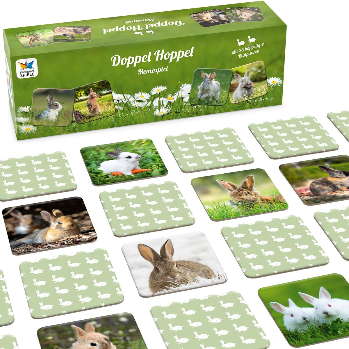Kinderspiel: Doppel Hoppel Memospiel