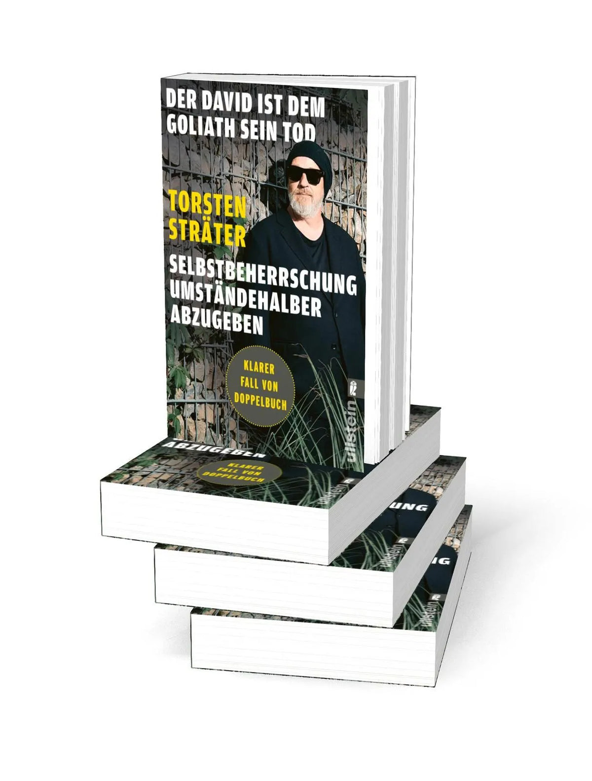 Detailansicht: Doppelband "Der David ist dem Goliath sein Tod + Selbstbeherrschung umständehalber abzugeben" (Taschenbuch)