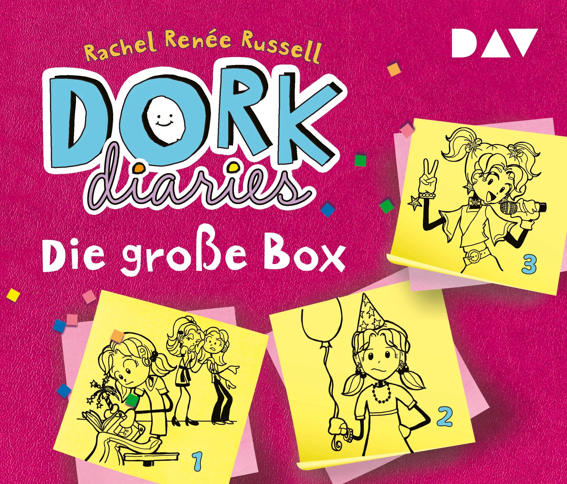 Buchcover von 'DORK Diaries – Die große Box' - Hörbuch (CD) von Rachel Renée Russell