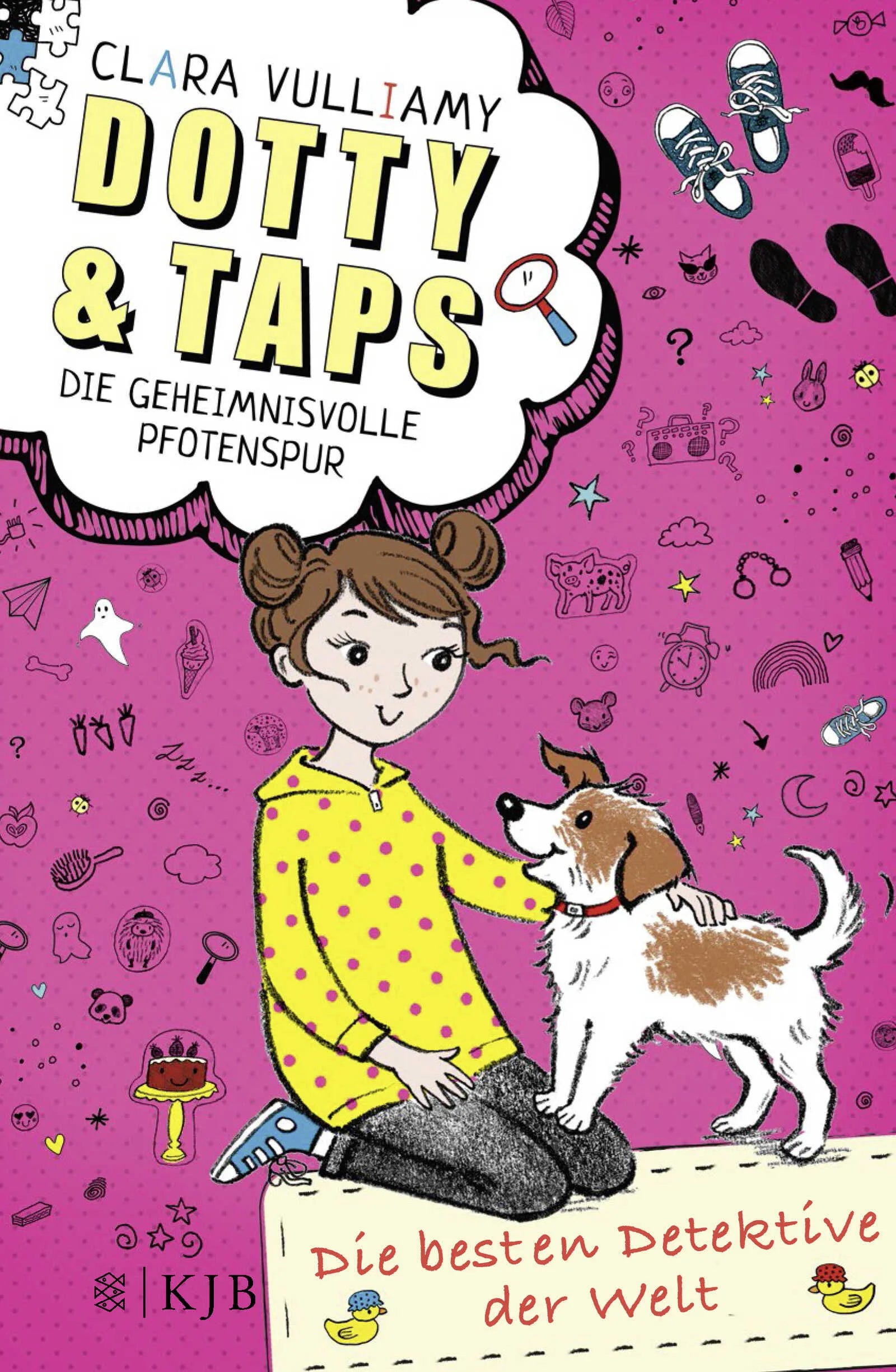 Buchcover von 'Dotty und Taps – Die geheimnisvolle Pfotenspur' - Gebundene Ausgabe von Clara Vulliamy