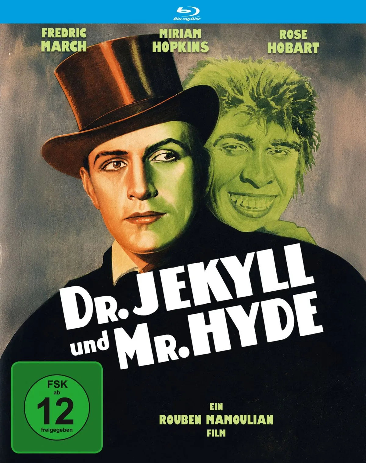 Blu-ray-Cover: Dr. Jekyll und Mr. Hyde (Das Phantom von London). Regie: Rouben Mamoulian