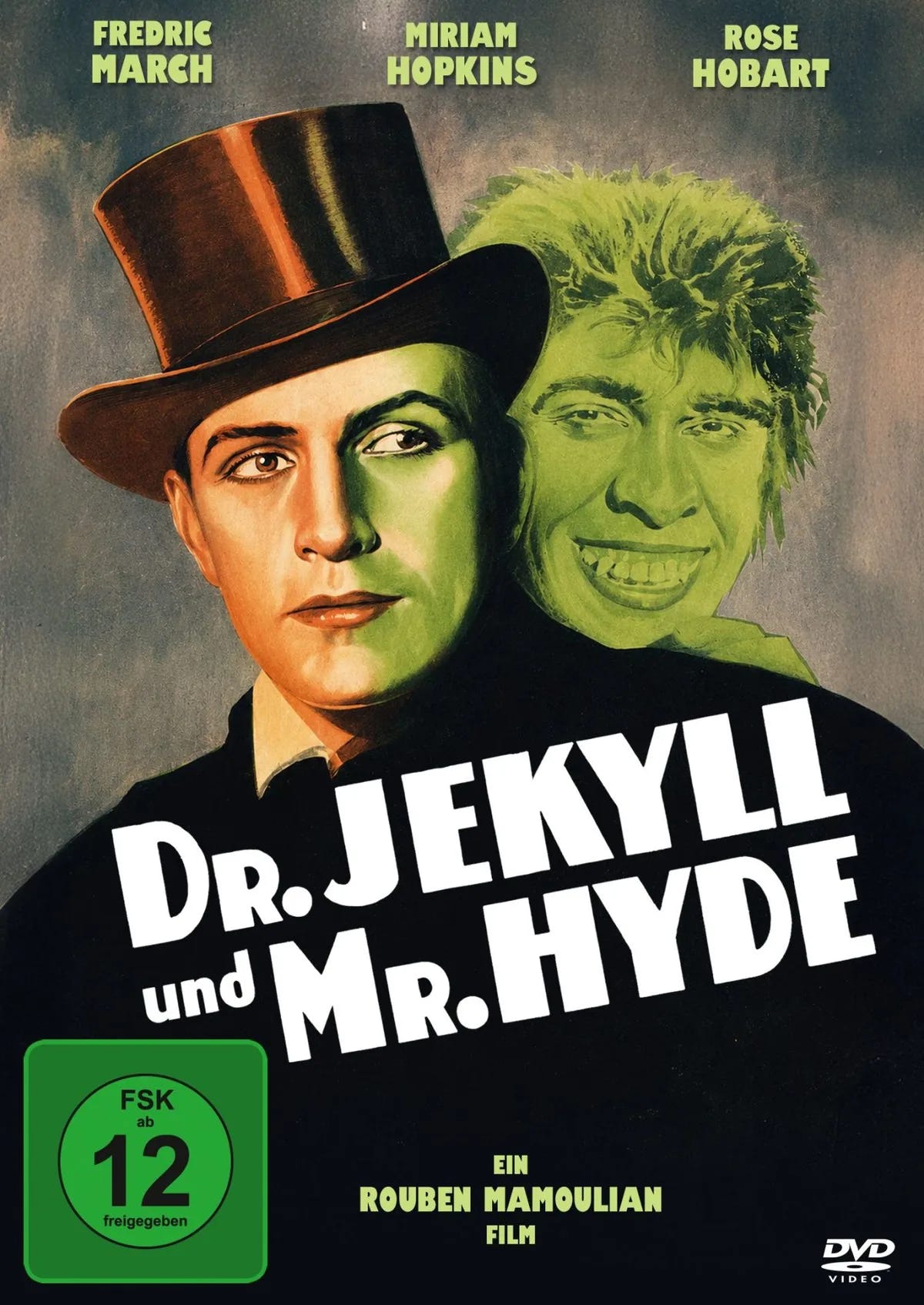DVD-Cover: Dr. Jekyll und Mr. Hyde (Das Phantom von London). Regie: Rouben Mamoulian