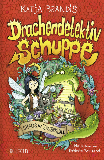 Buchcover von 'Drachendetektiv Schuppe – Chaos im Zauberwald' - Gebundene Ausgabe von Katja Brandis