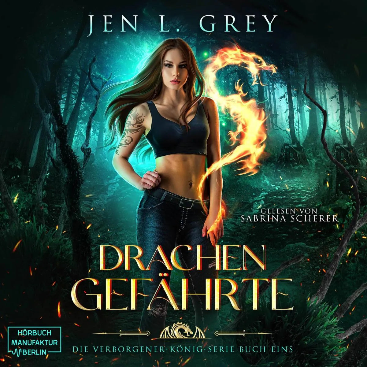Cover: Drachengefährte (Hörbuch Download) von Jen L. Grey