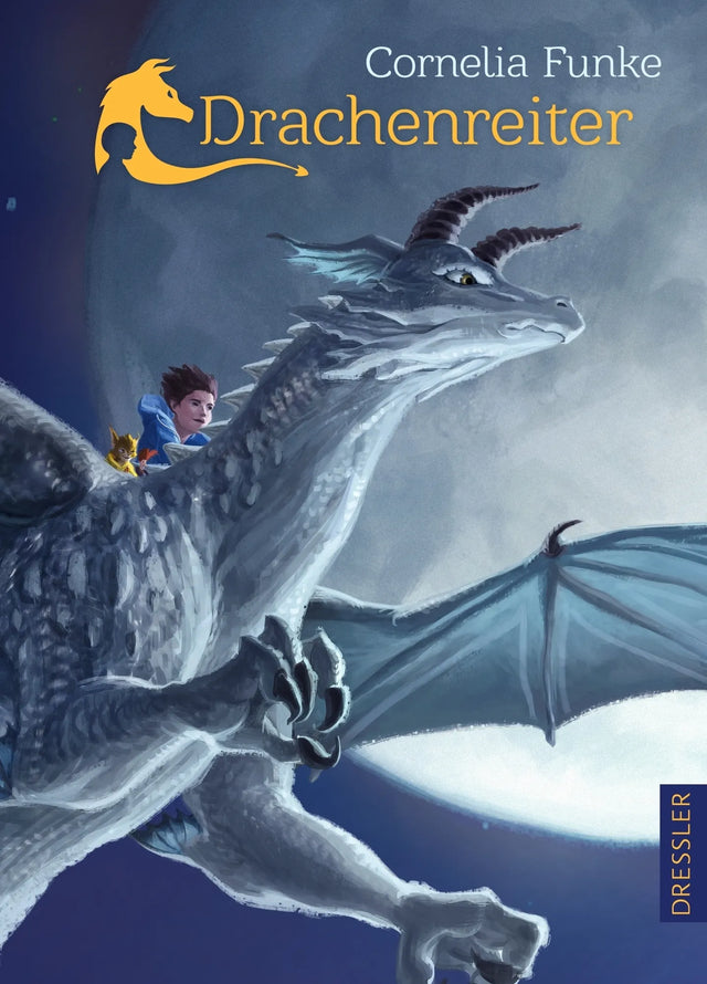 Buchcover von 'Drachenreiter 1' - Gebundene Ausgabe von Cornelia Funke
