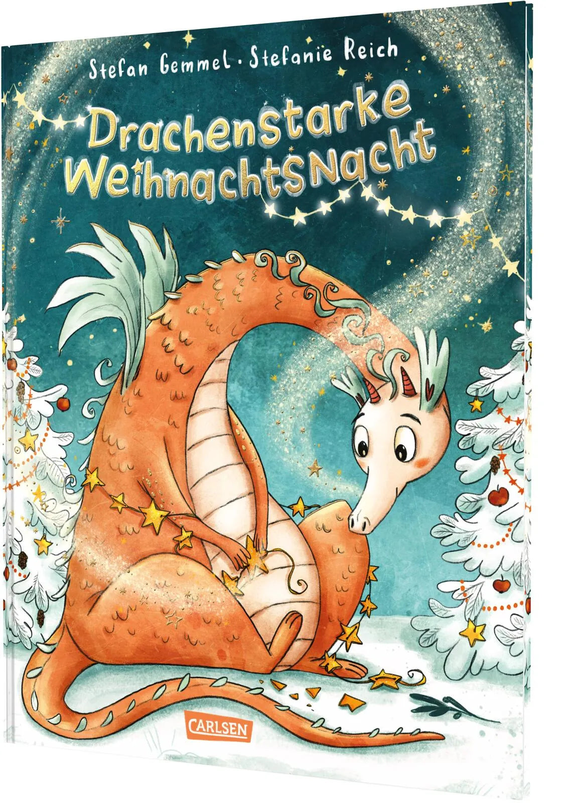 Buchcover von 'Drachenstarke Weihnachtsnacht' - Gebundene Ausgabe von Stefan Gemmel