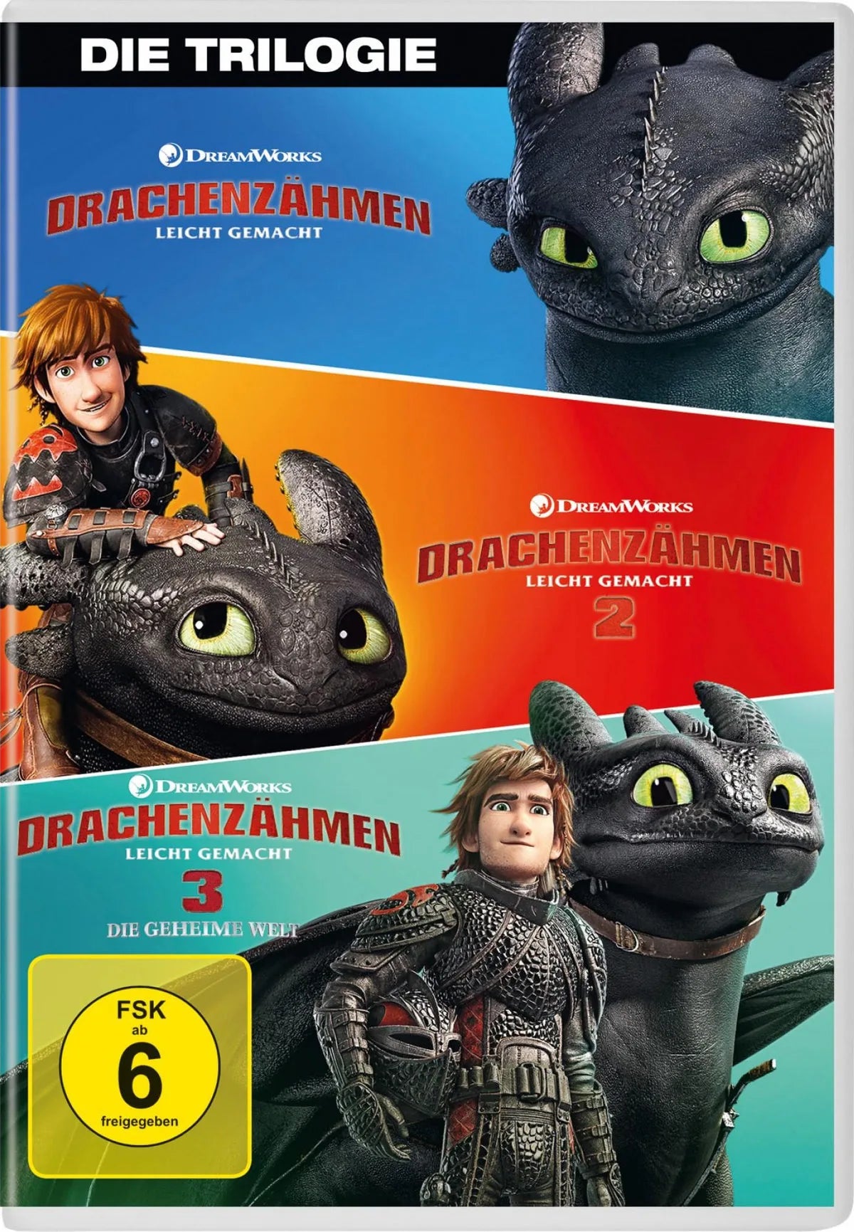 Drachenzähmen leicht gemacht 1-3 - DVD