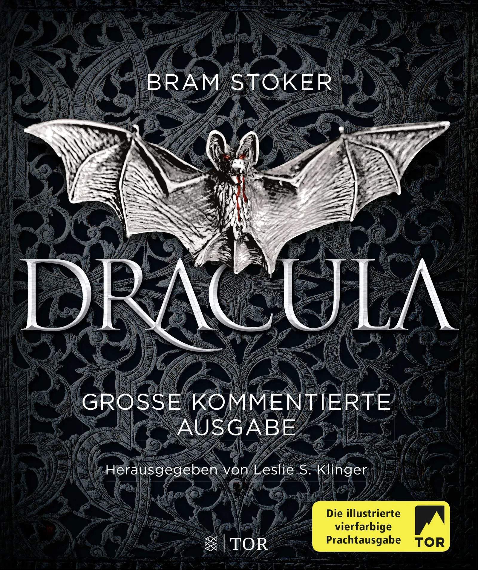Buchcover von 'Dracula - Große kommentierte Ausgabe' - Gebundene Ausgabe von Bram Stoker