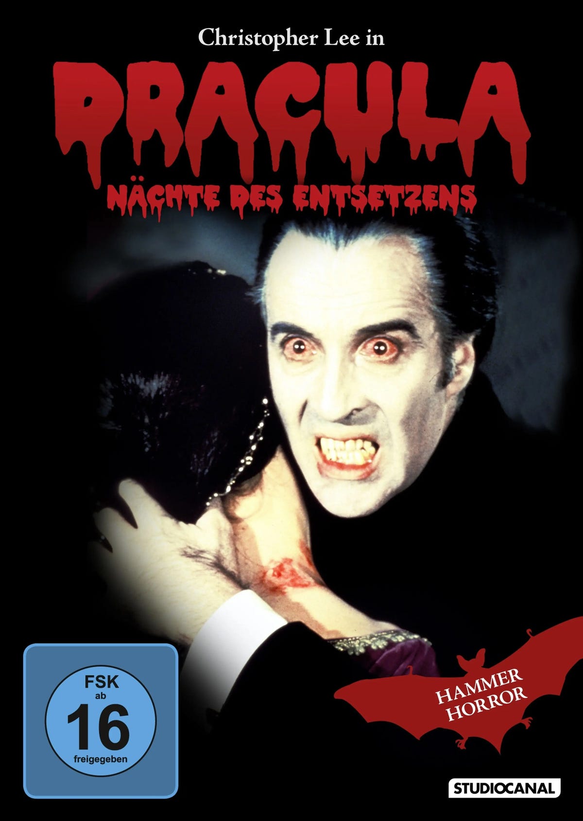 Dracula Nächte des Entsetzens Film auf DVD Cover