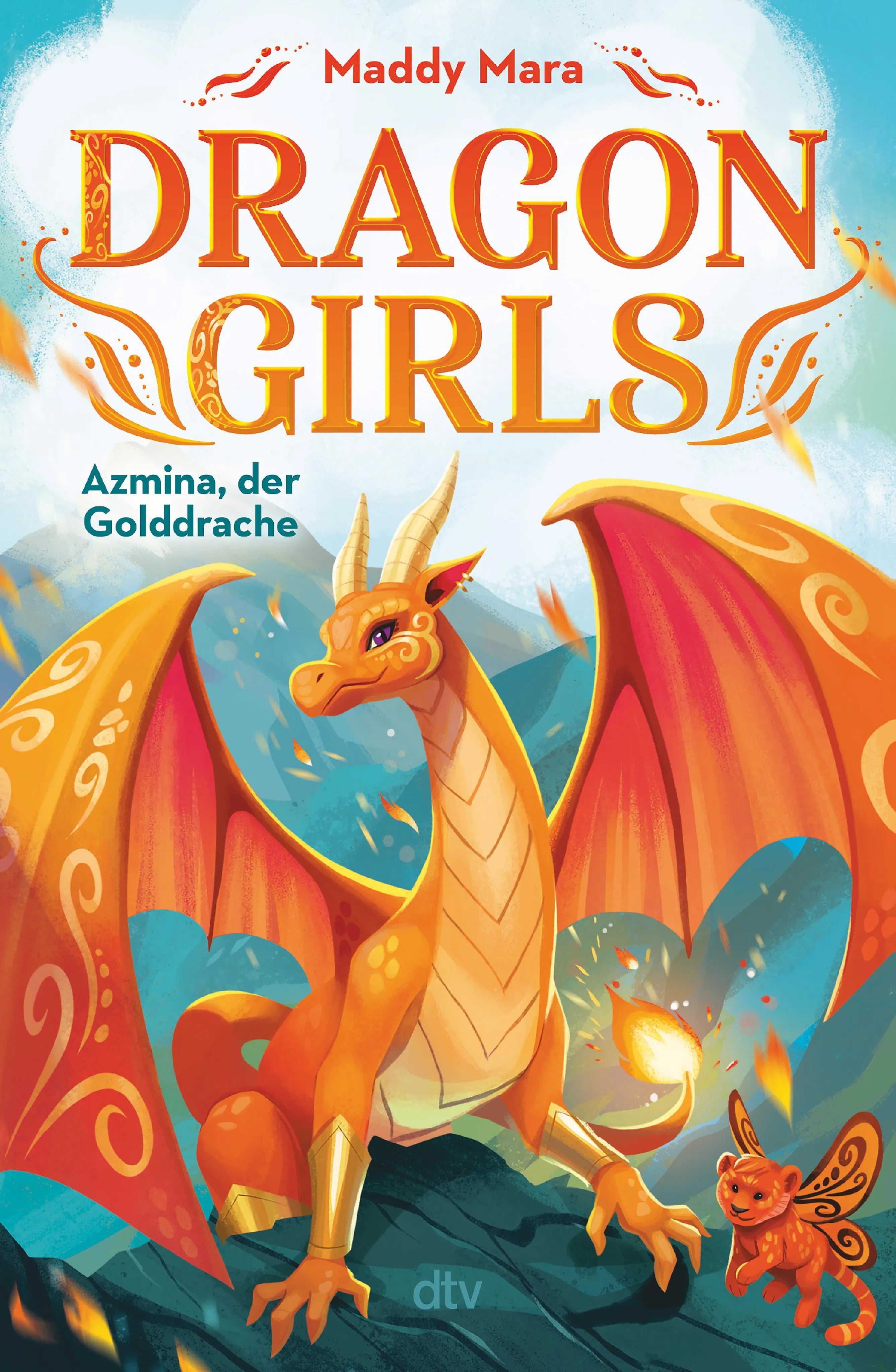 Cover: Dragon Girls – Azmina, der Golddrache (E-Book) von Maddy Mara