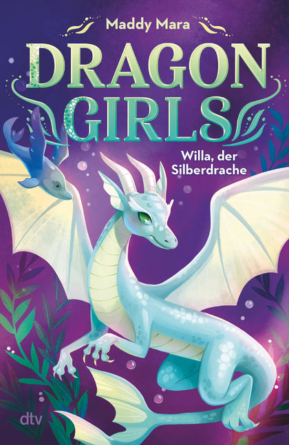 Buchcover von 'Dragon Girls – Willa, der Silberdrache' - Gebundene Ausgabe von Maddy Mara