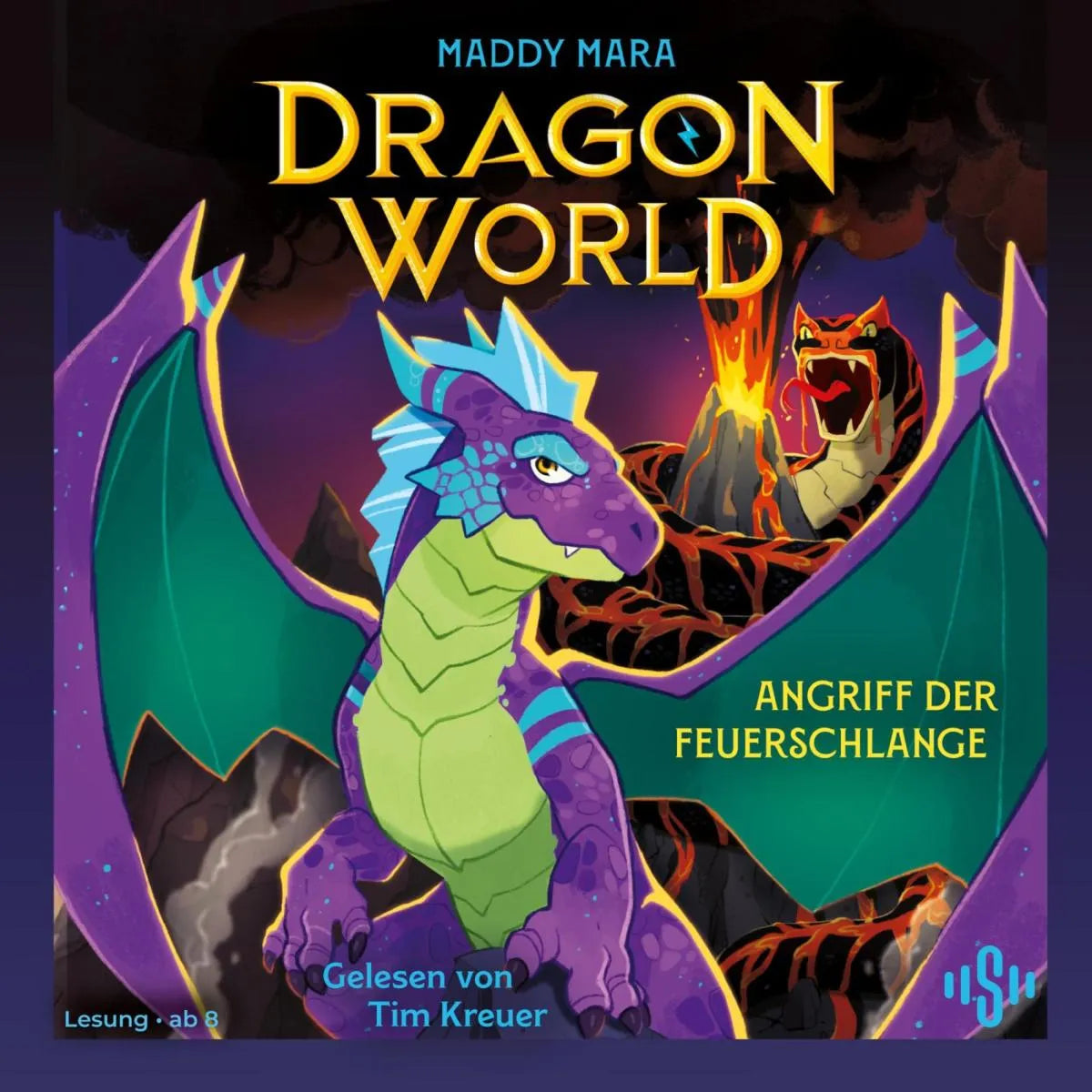 Cover: Dragon World - Angriff der Feuerschlange (Hörbuch Download) von Maddy Mara
