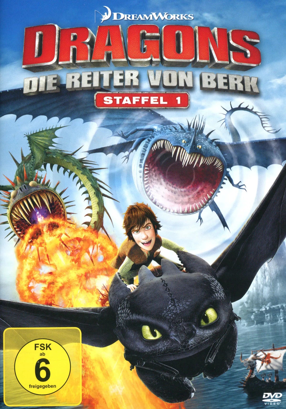 Dragons - Die Reiter von Berk - St. 1/Vol. 1-4 - DVD