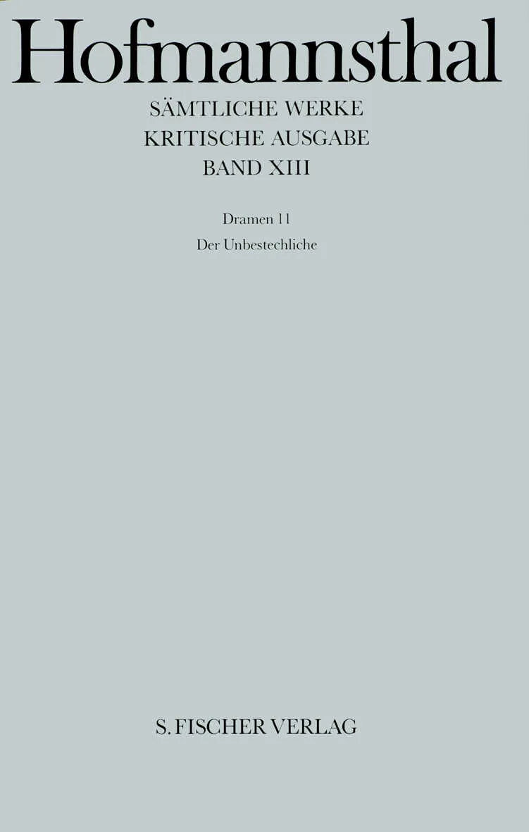 Buchcover von 'Dramen 11' - Gebundene Ausgabe von Hugo von Hofmannsthal