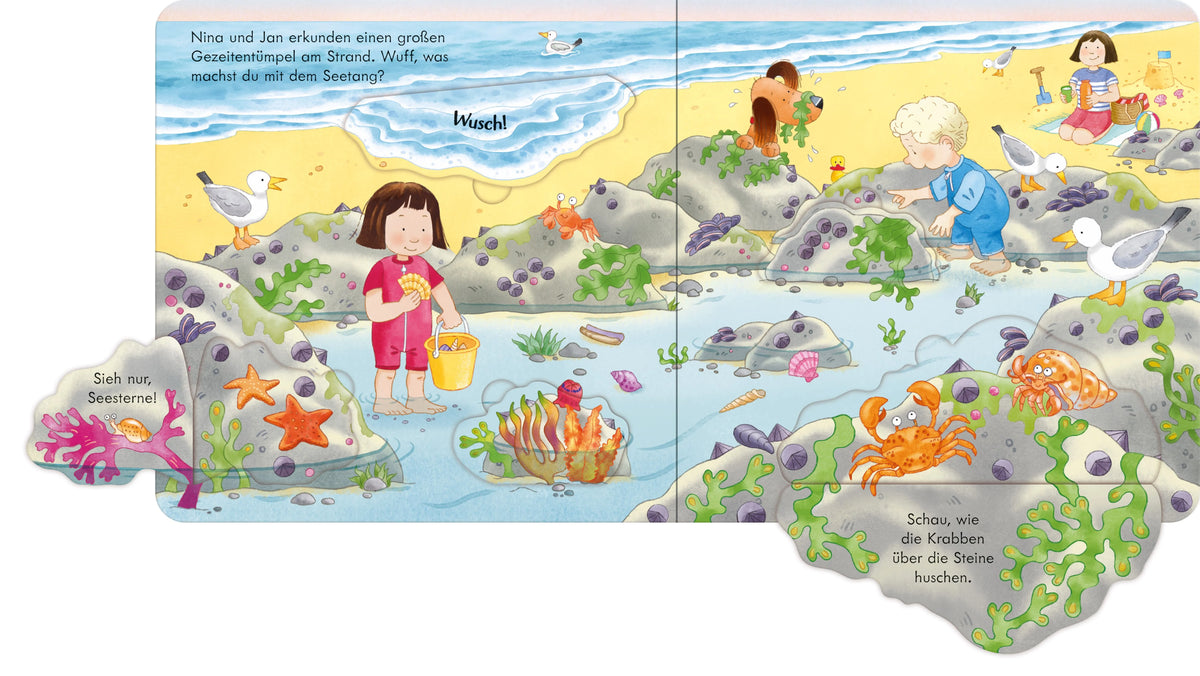 Detailansicht: Draußen mit Nina und Jan (Hardcover)
