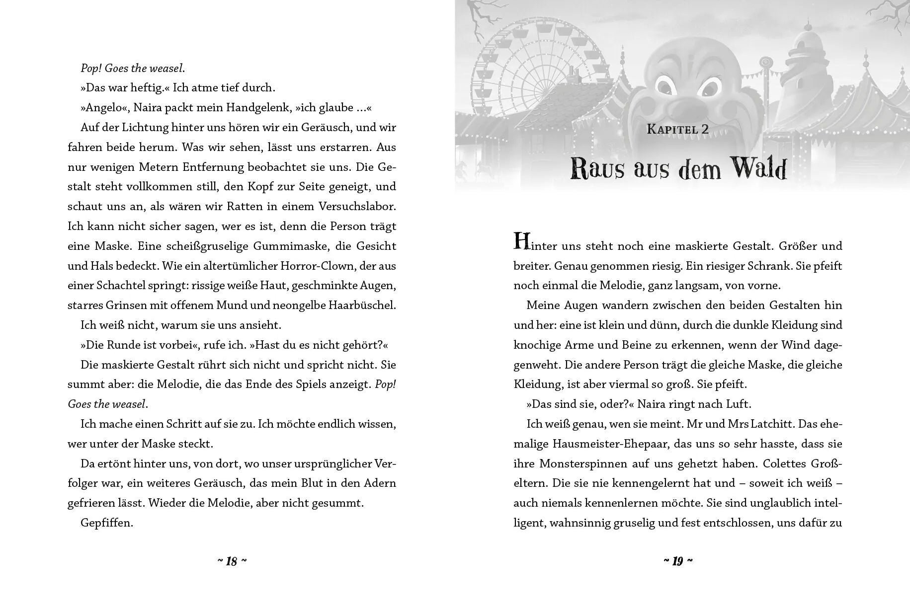 Detailansicht: Dread Wood. Geisterbahn – Jahrmarkt des Grauens (Hardcover)