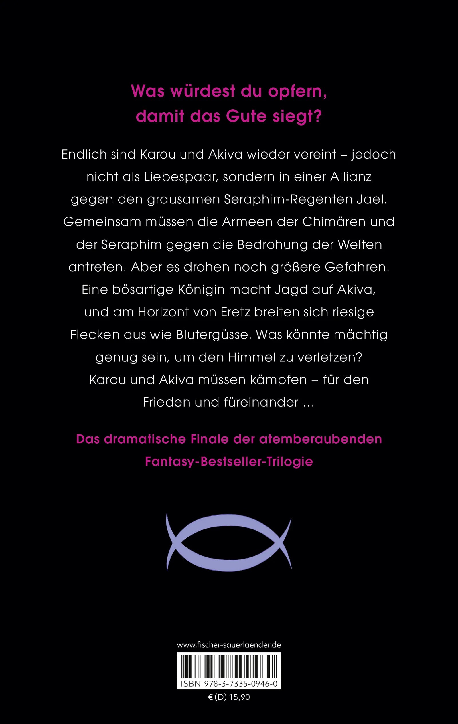 Buchrückseite von 'Dreams of Gods and Monsters' mit Klappentext - Paperback