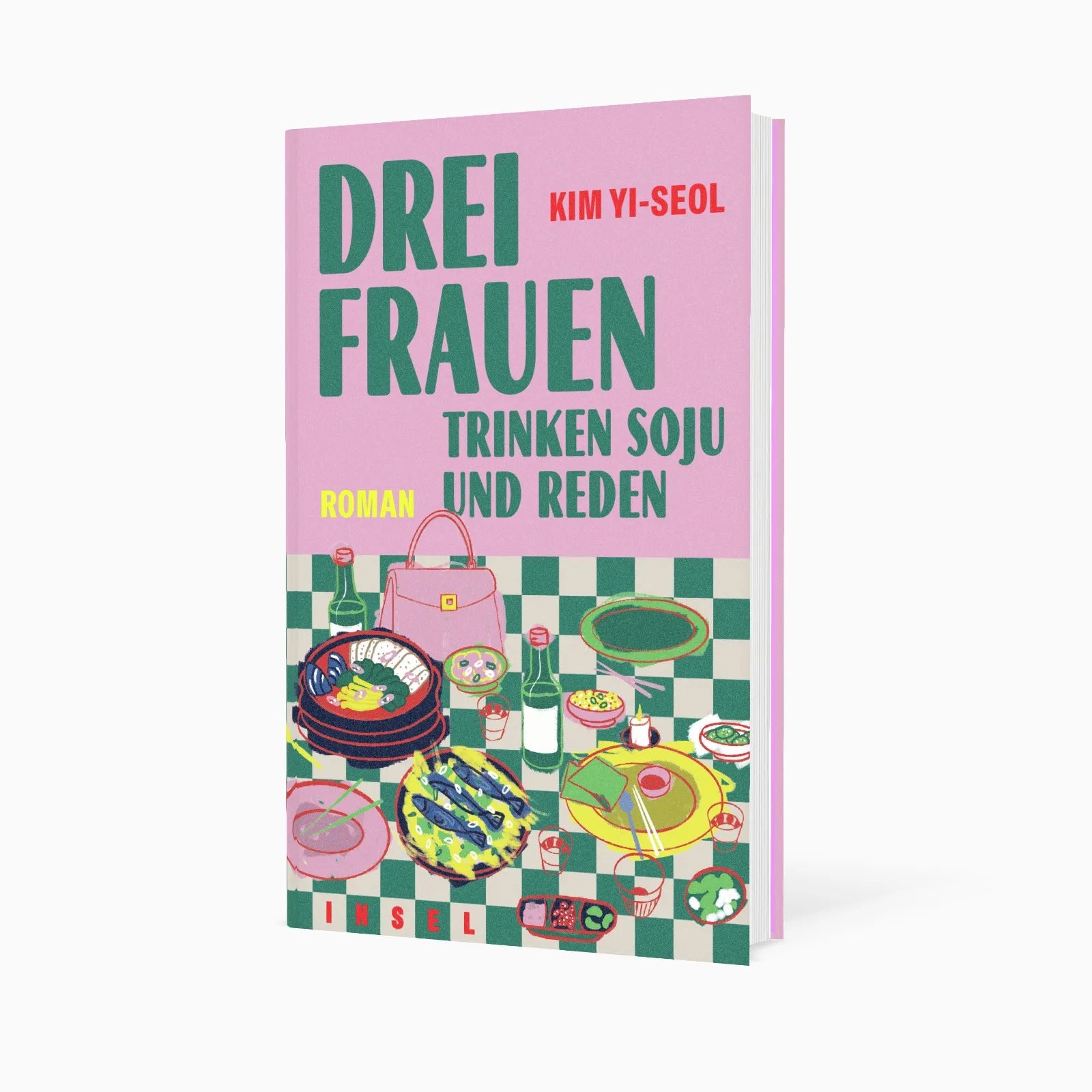 Detailansicht: Drei Frauen trinken Soju und reden (Hardcover)