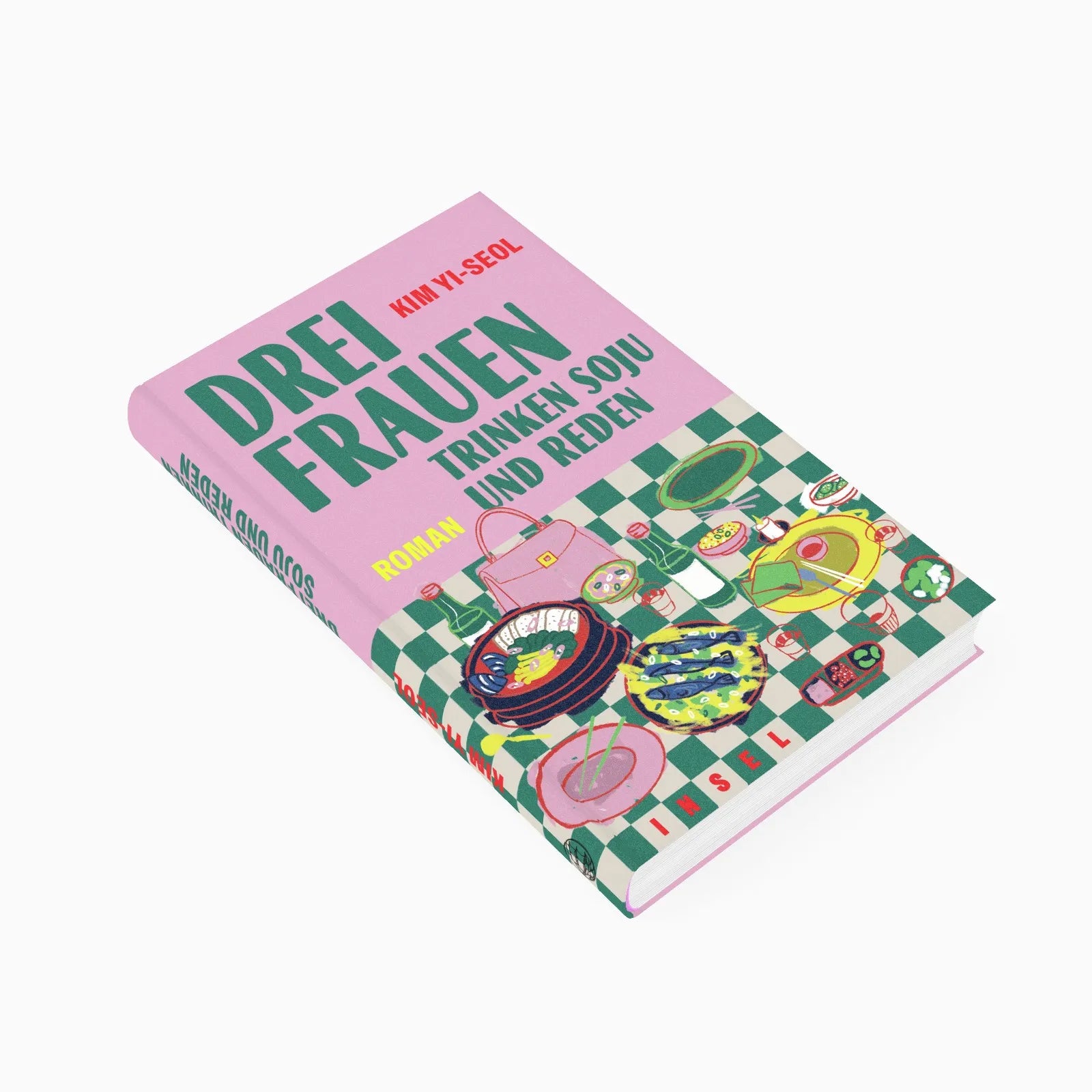 Detailansicht: Drei Frauen trinken Soju und reden (Hardcover)
