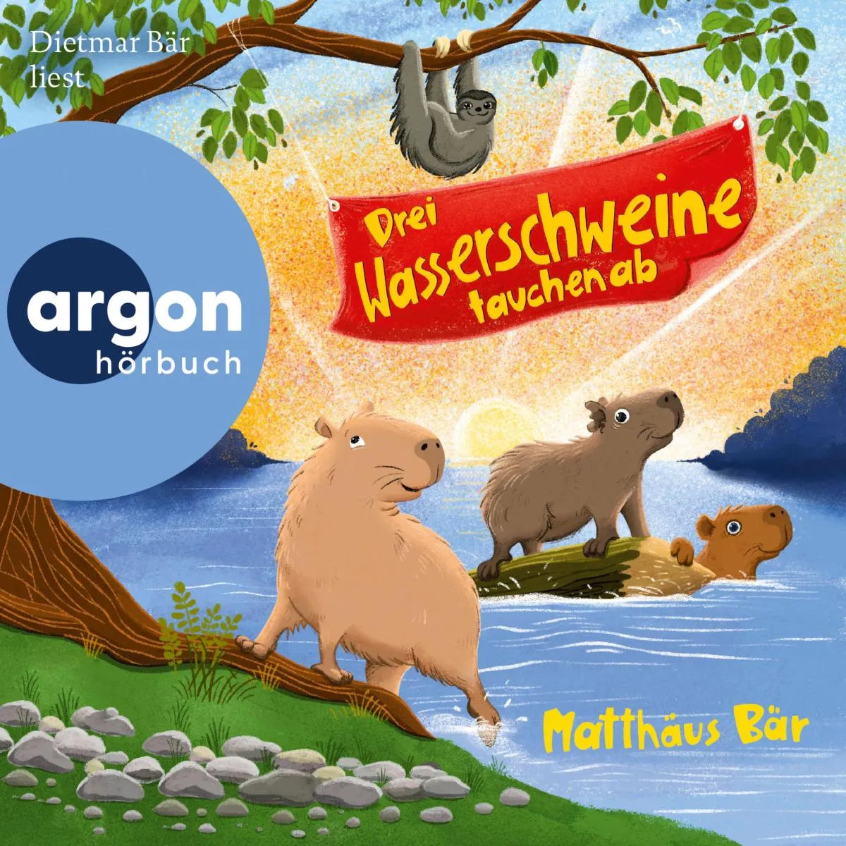Cover: Drei Wasserschweine tauchen ab (Hörbuch Download) von Matthäus Bär