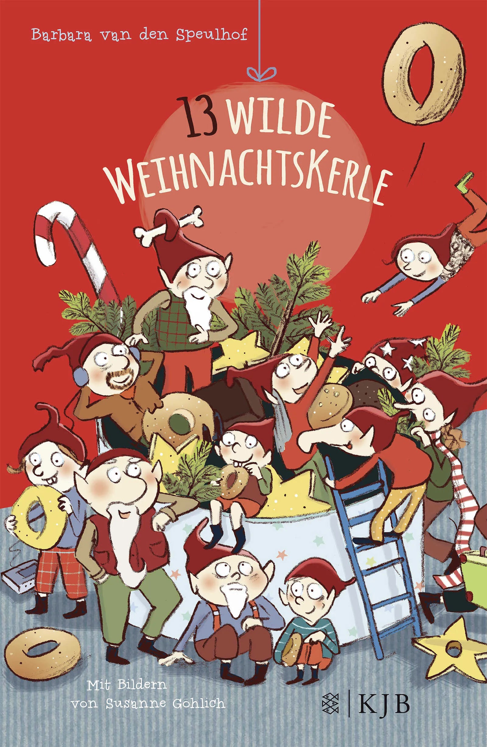 Buchcover von 'Dreizehn wilde Weihnachtskerle' - Gebundene Ausgabe von Barbara van den Speulhof