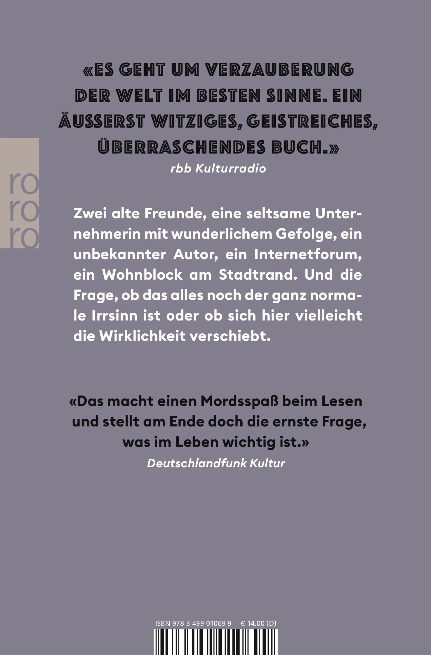 Buchrückseite von 'Drifter' mit Klappentext - Taschenbuch