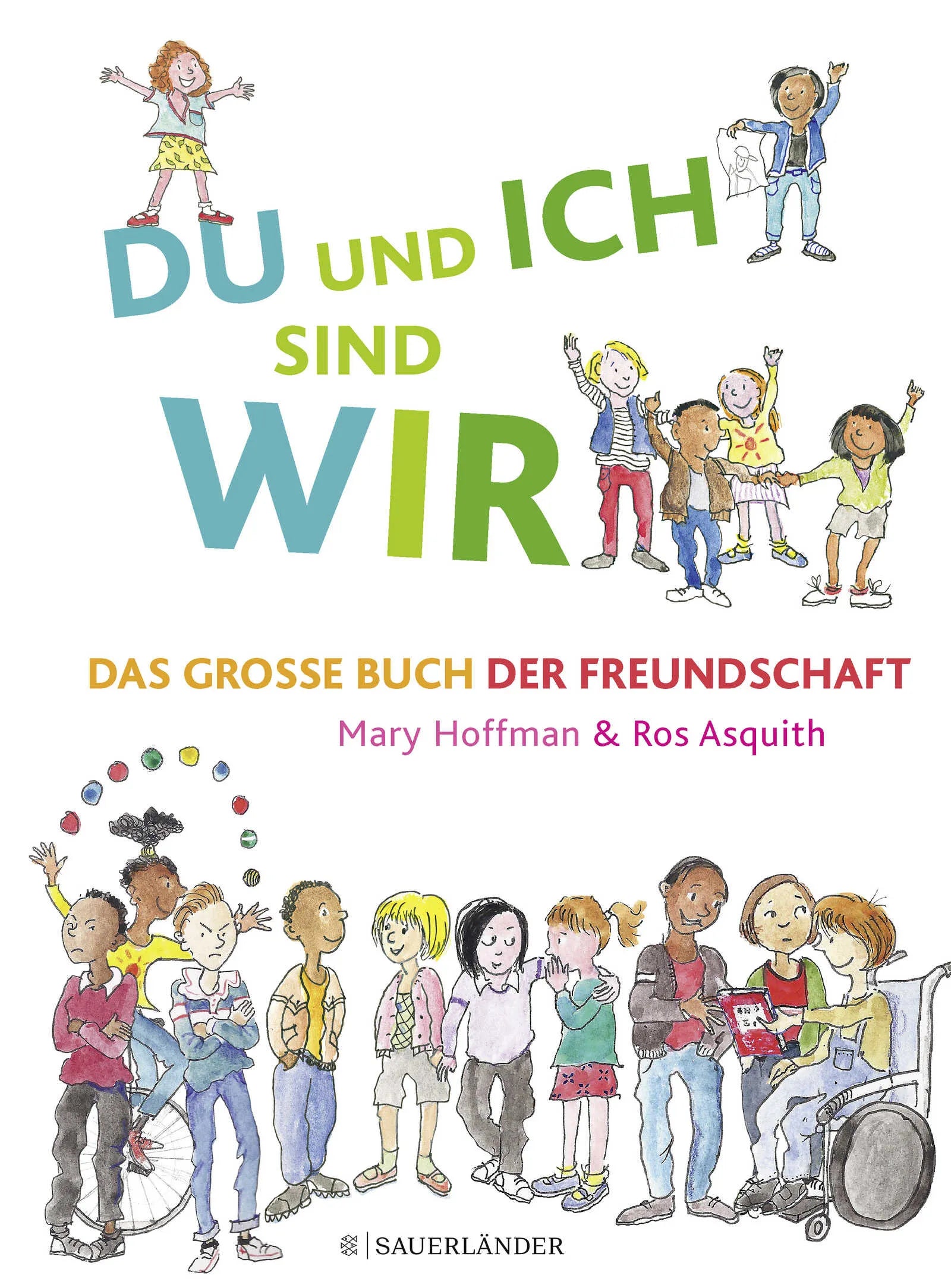Buchcover von 'DU und ICH sind WIR. Das große Buch der Freundschaft' - Gebundene Ausgabe von Mary Hoffman