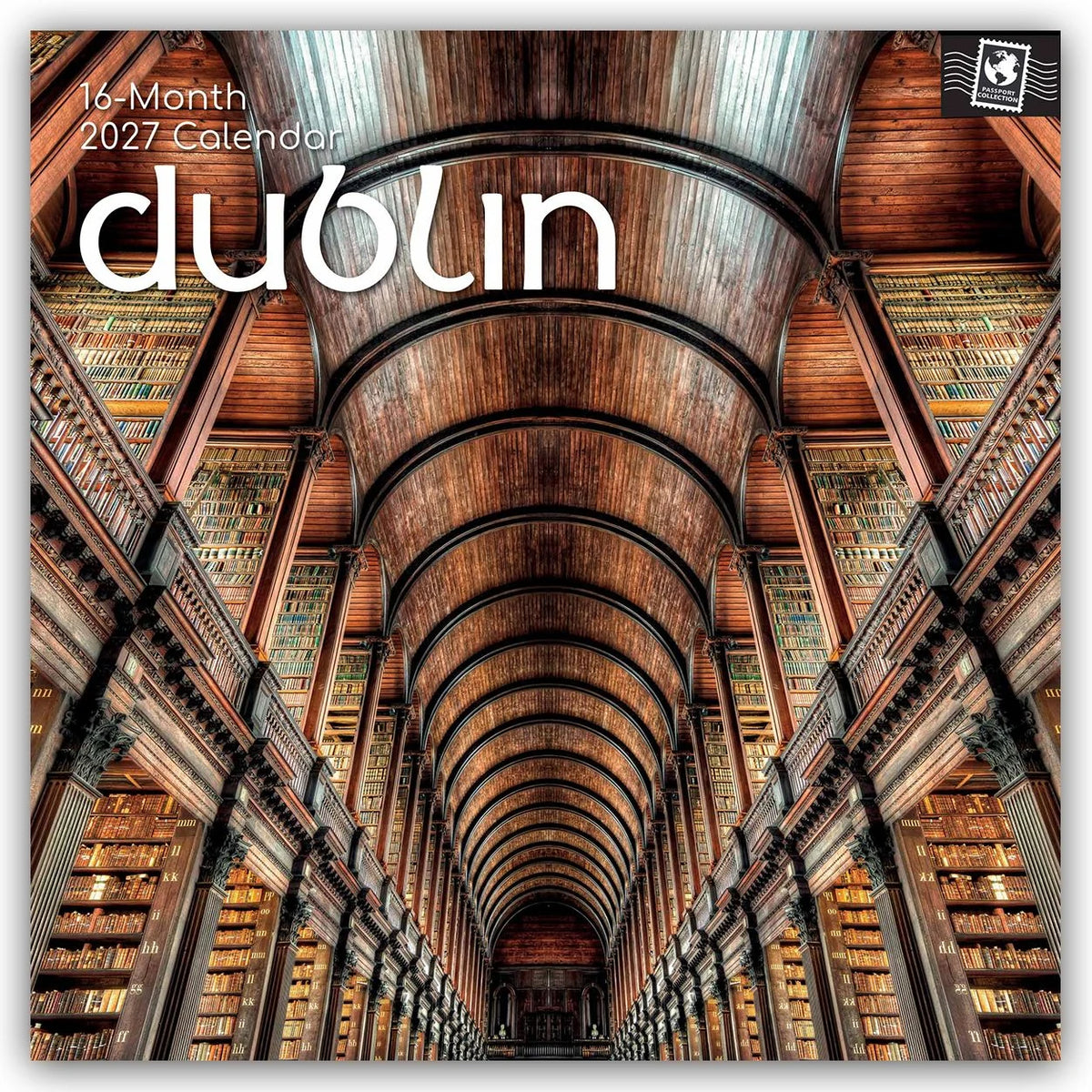 Wandkalender: Dublin 2027 – 16-Monatskalender