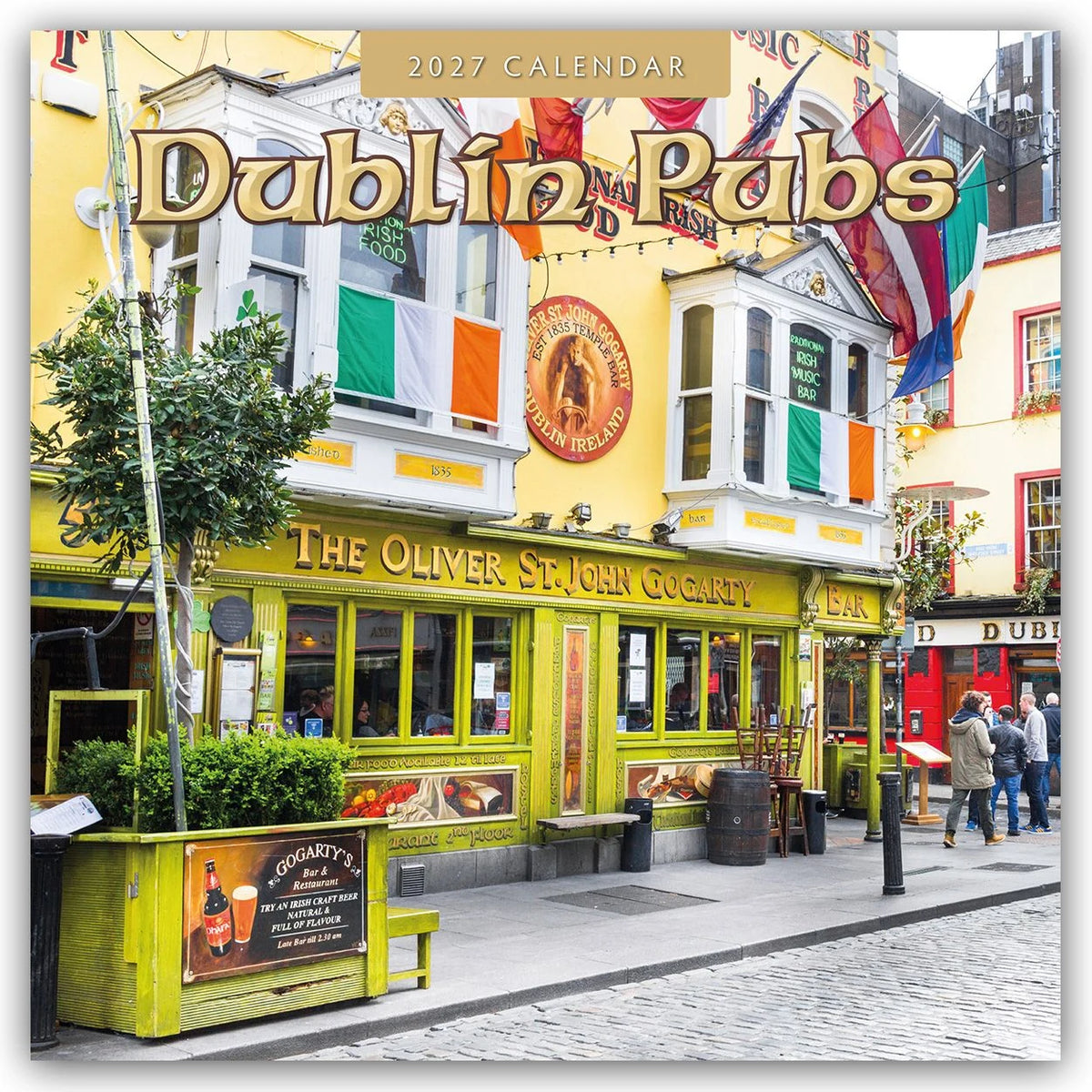 Wandkalender: Dublin Pubs 2027 – 16-Monatskalender