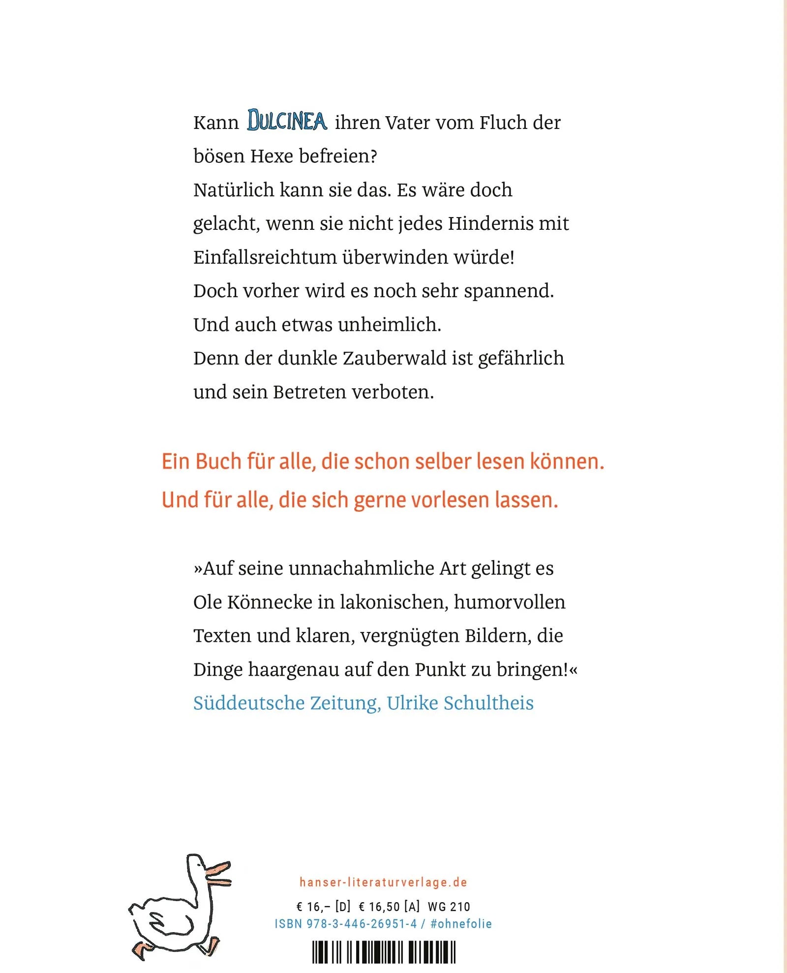Abbildung von 'Dulcinea im Zauberwald'