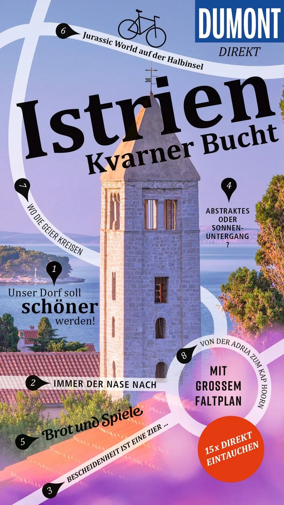 Cover: DUMONT direkt Reiseführer E-Book Istrien, Kvarner Bucht (E-Book) von Daniela Schetar