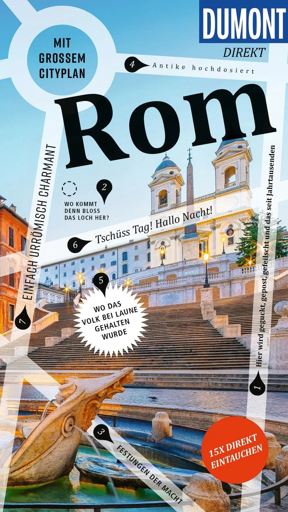 Cover: DUMONT direkt Reiseführer E-Book Rom (E-Book) von Caterina Mesina