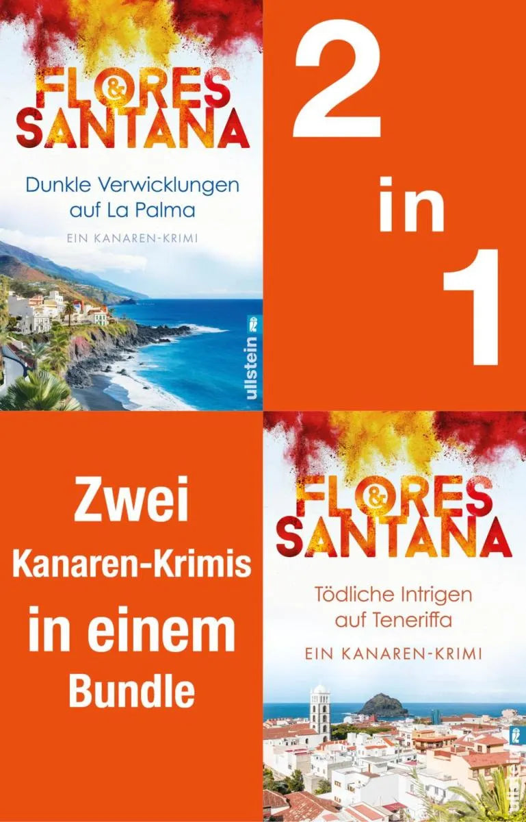 Cover: Dunkle Verwicklungen auf La Palma // Tödliche Intrigen auf Teneriffa (E-Book) von Flores & Santana